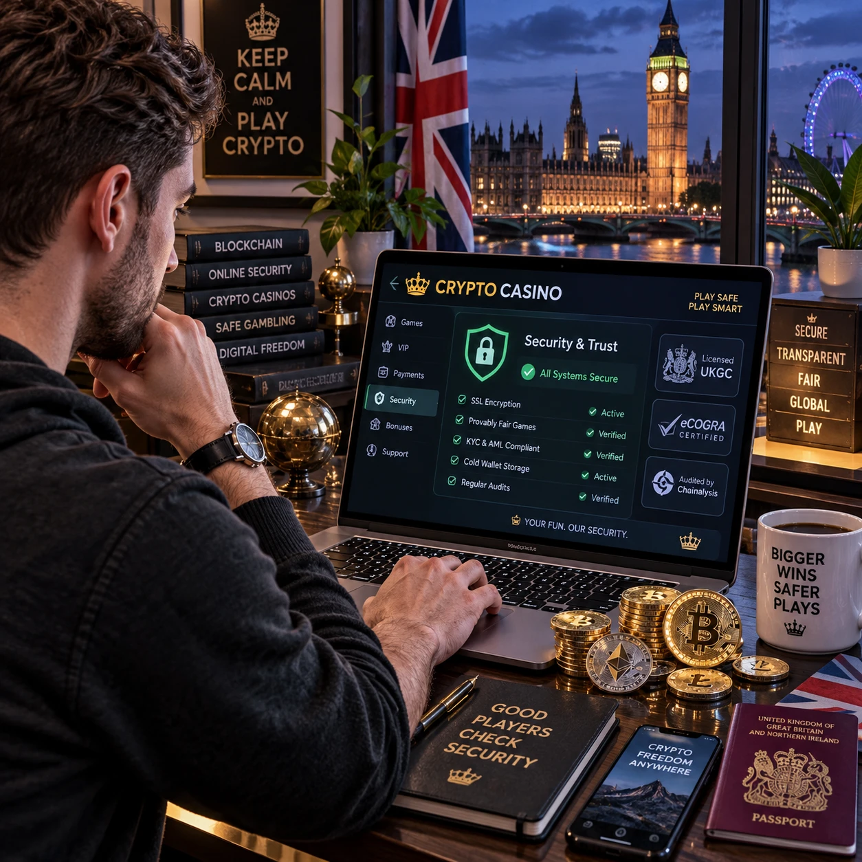 How To Choose A Safe And Licensed Crypto Casino In The Uk A 2026 Players Guide To Security Bonuses